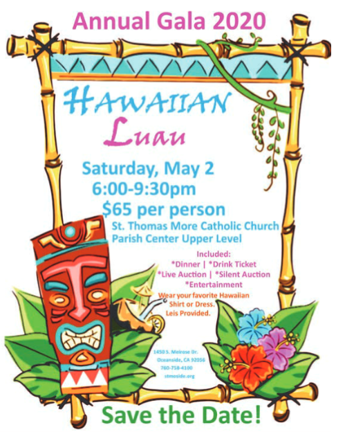 POSTPONED--Hawaiian Luau! Annual Gala 2020