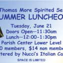 Spirited Seniors Summer Luncheon, June 21