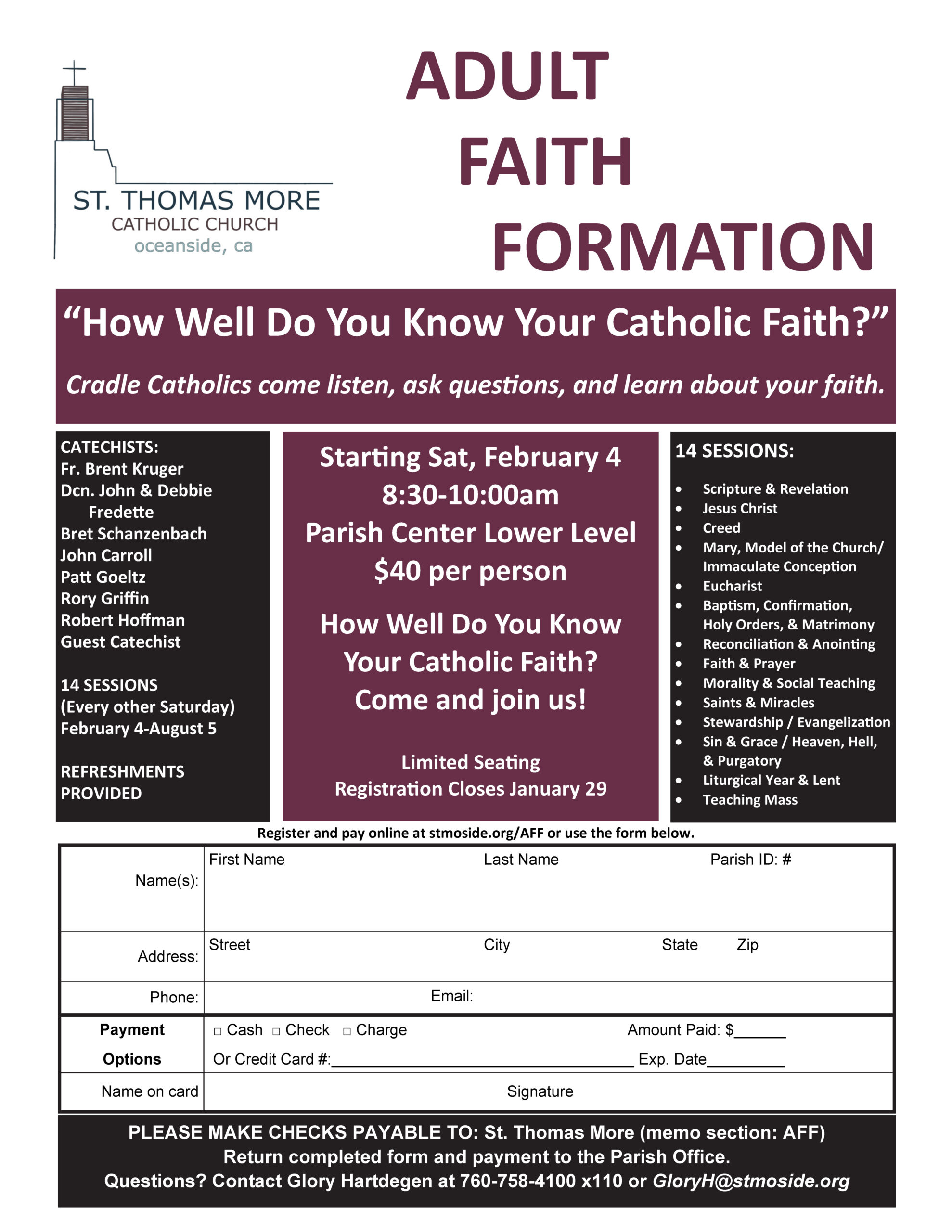 Adult Faith Formation Course