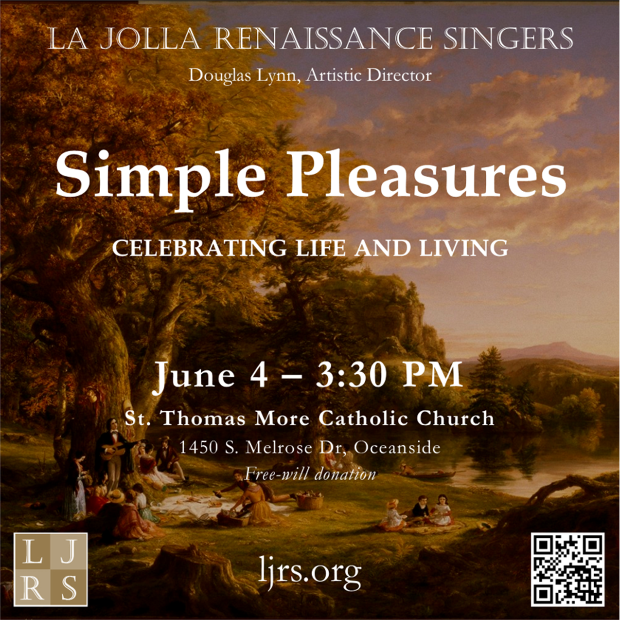 Simple Pleasures Choral Concert, June 4, 3:30pm