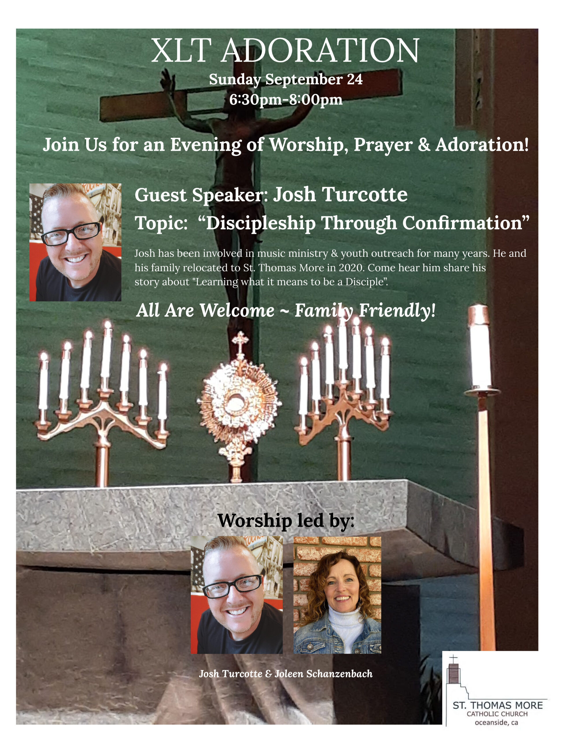 XLT Evening of Worship, Prayer, & Adoration Sep 24