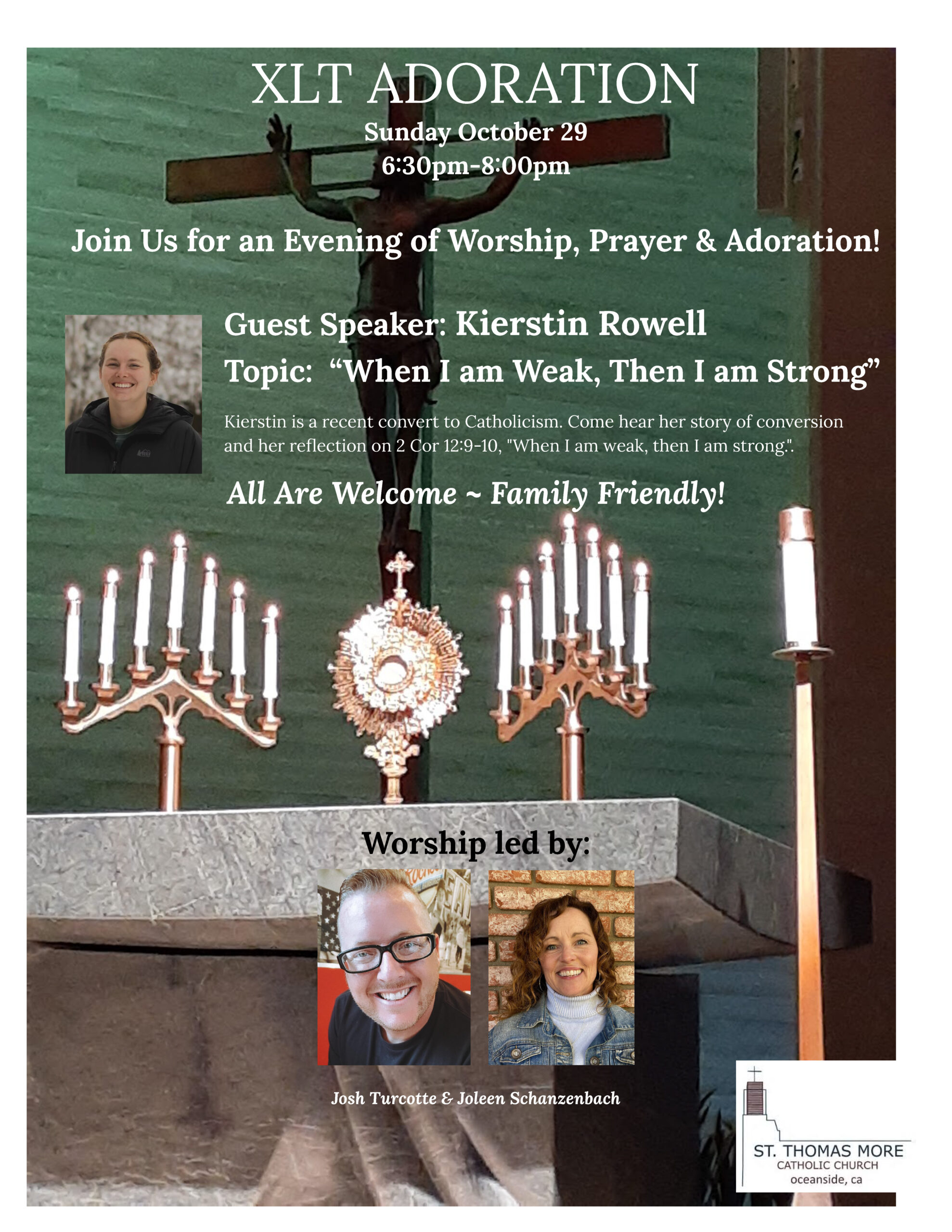 XLT Evening of Worship, Prayer, & Adoration Oct 29