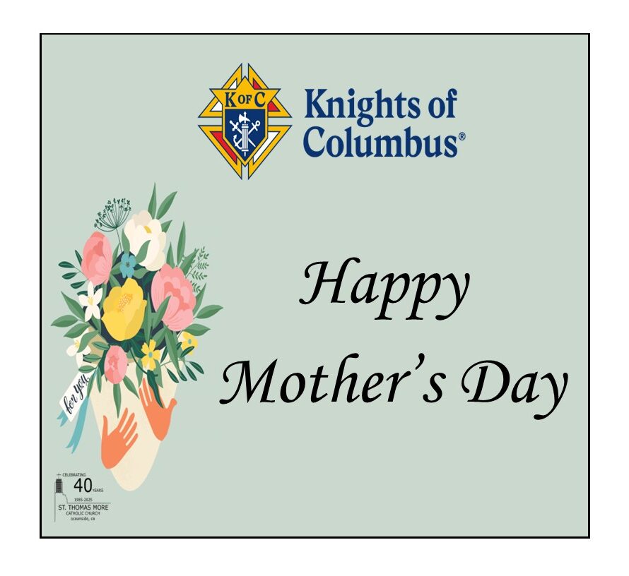 Knights of Columbus Flower Bouquet Sale ~ May 10 & 11