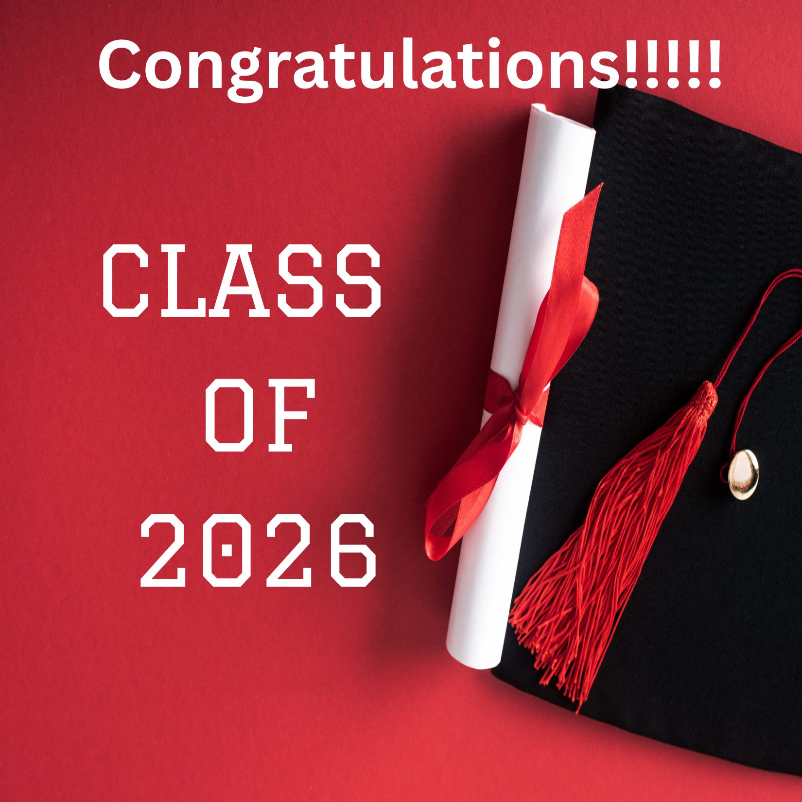 Do you know a 2026 Graduate you would like to acknowledge?